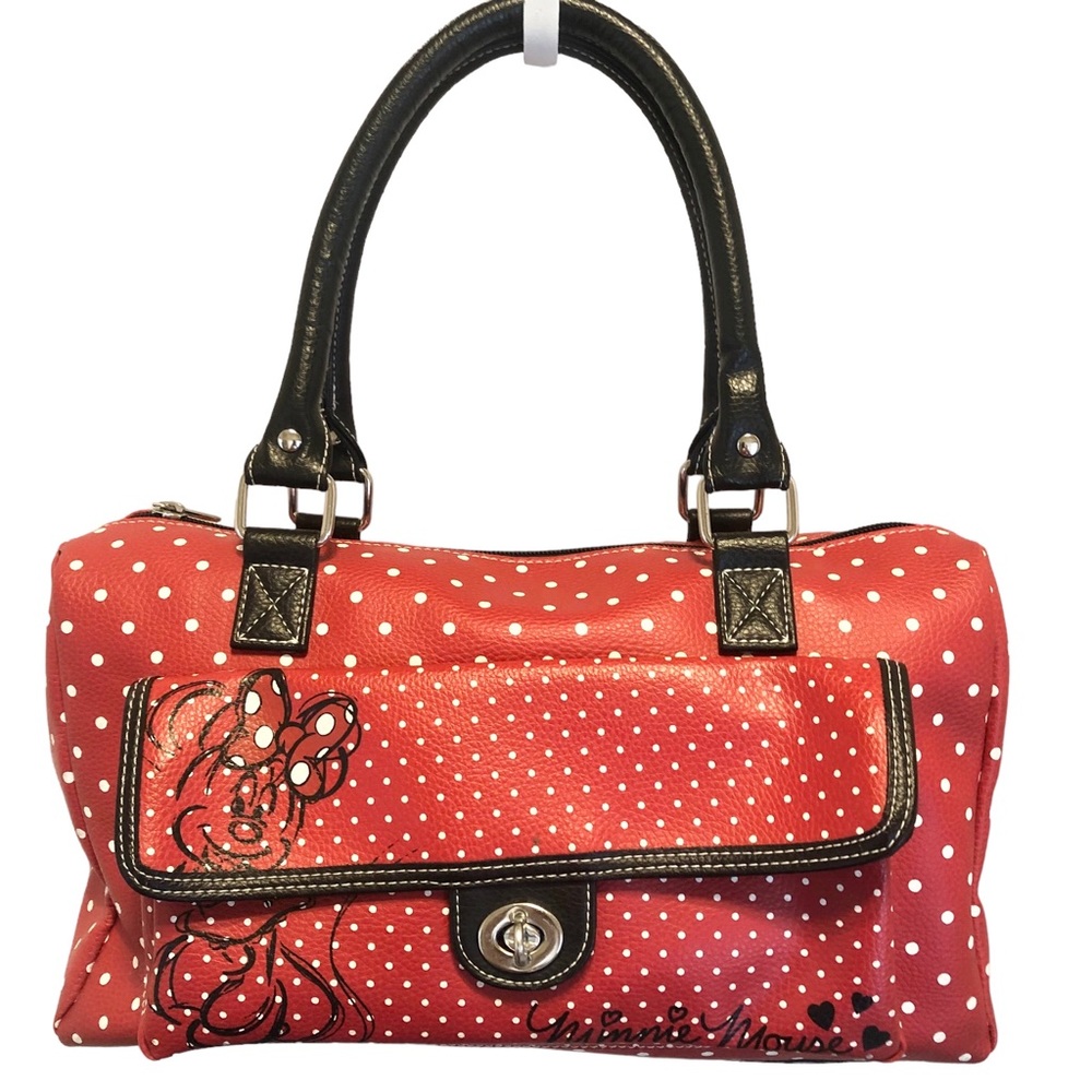 Minnie Mouse Red & White Polka Dot Disney Parks Satchel